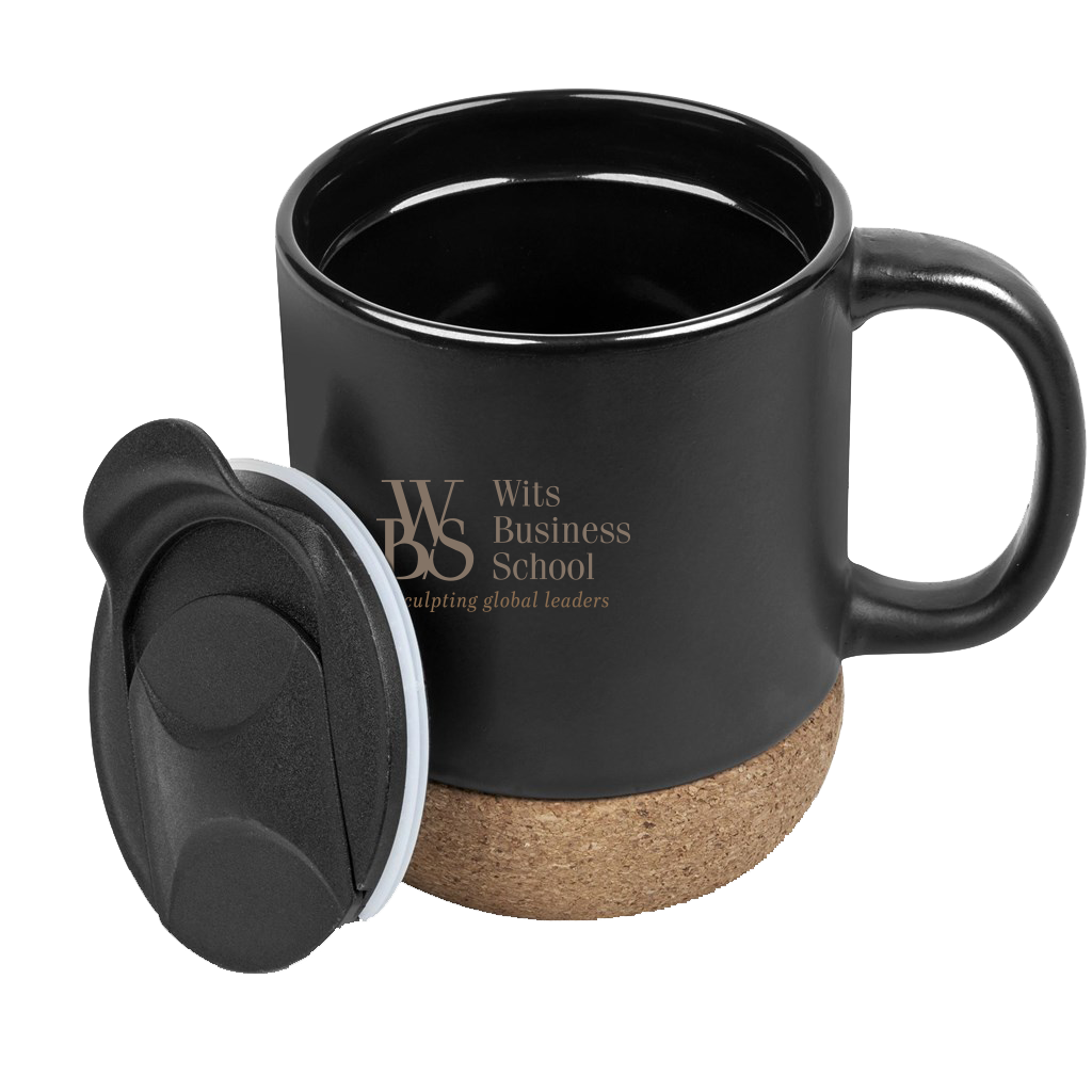 Sienna Cork &amp; Ceramic Coffee Mug - 340ml